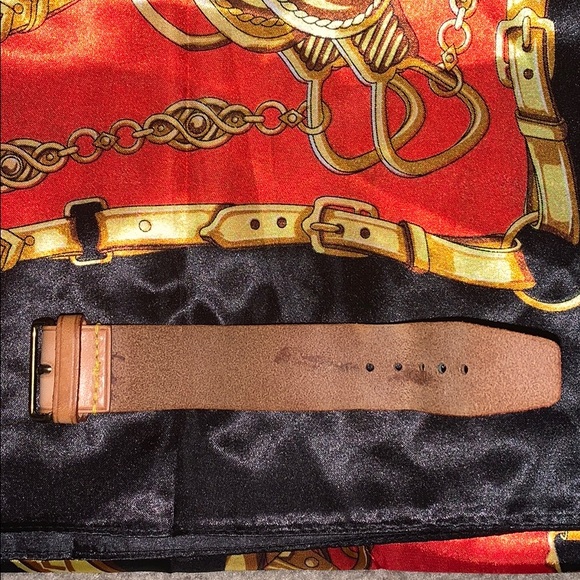 Louis Vuitton leather luggage tag/bracelet - Picture 2 of 8